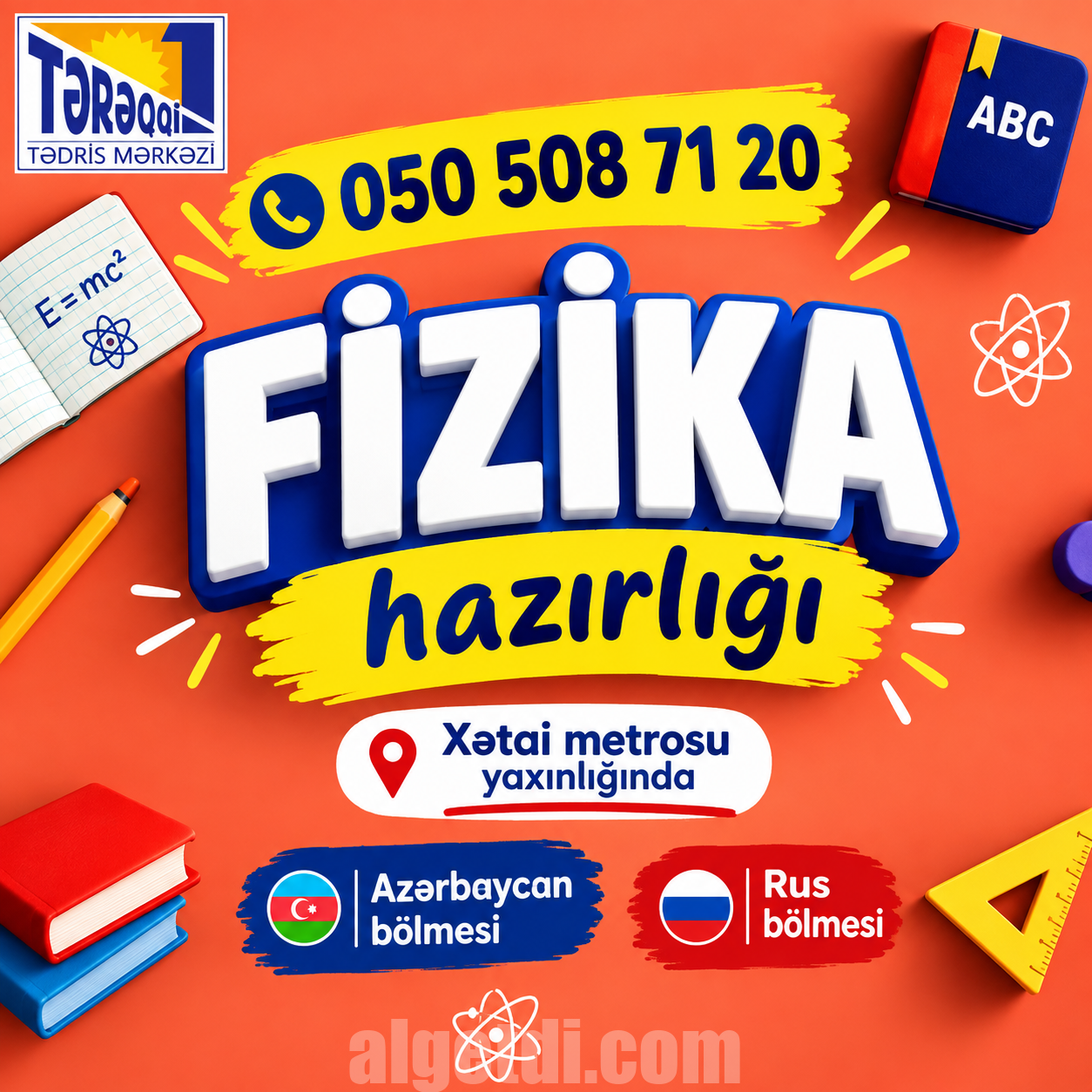 Xətai metrosu yaxınlığında fizika hazırlığı