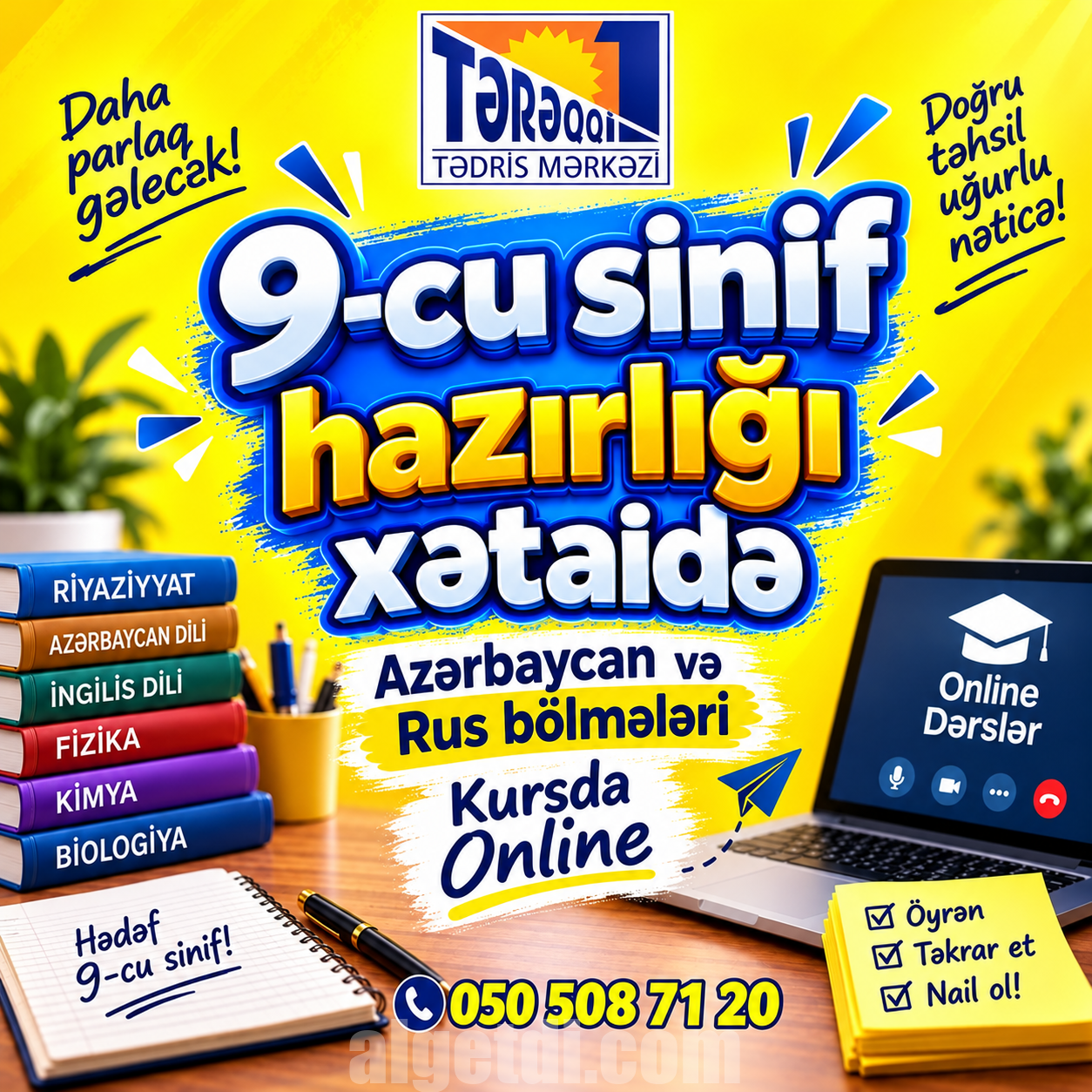 Xətai metrosu, 9-cu sinif buraxılışa hazırlıq